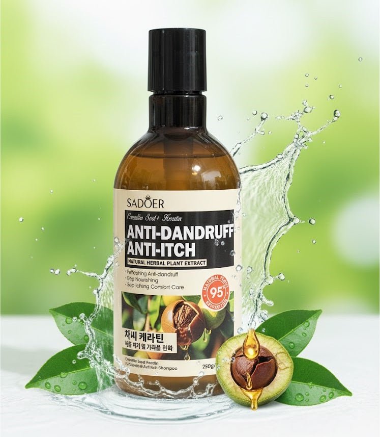 SADOER - Camellia Seed + Keratin Anti-Dandruff Anti-Itch Shampoo