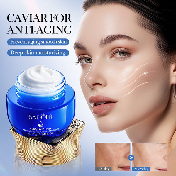 SADOER - Caviar Hyaluronic Acid Anti-Aging Repair Moisturizing Cream