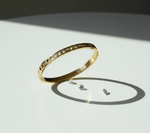 Square Prism Crystal Bangle