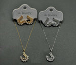 Swan Curve Necklace Set