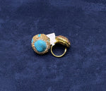 Turquoise Crystal Ring