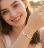 Crystal Linked Bangle