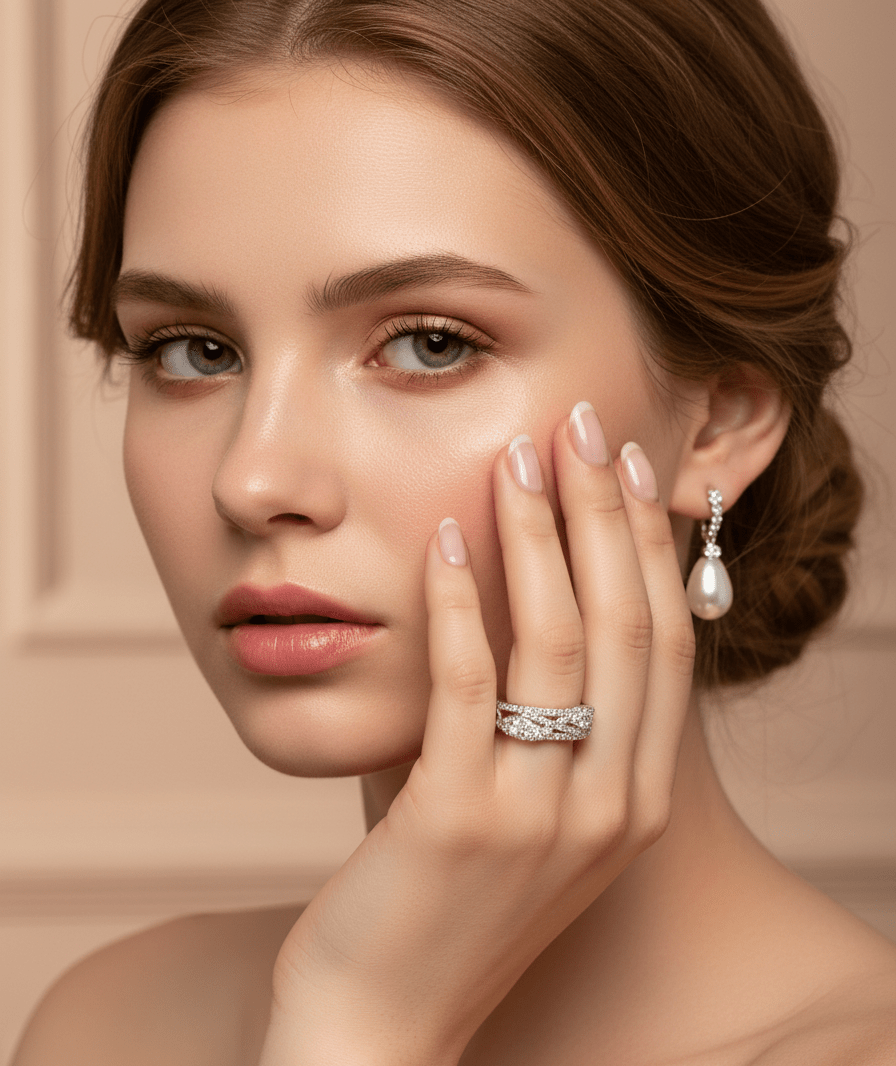 Wave Crystal Ring